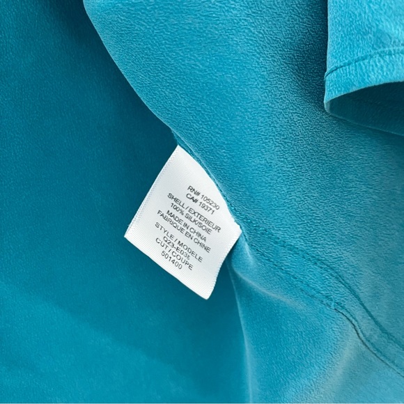 Equipment silk blouse button up shirt with pockets XS - Picture 6 of 9